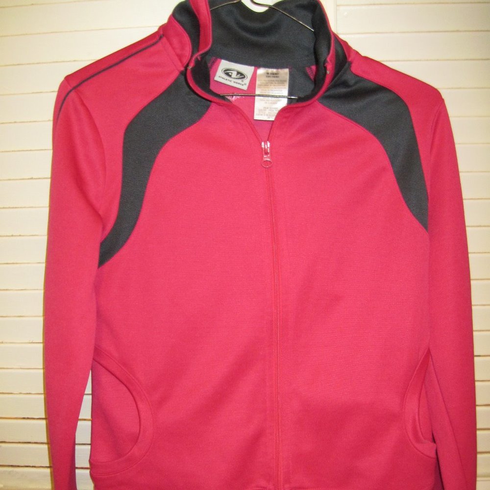 ATHLECTIC WORKS PINK ACTIVE WEAR JACKET SZ SM